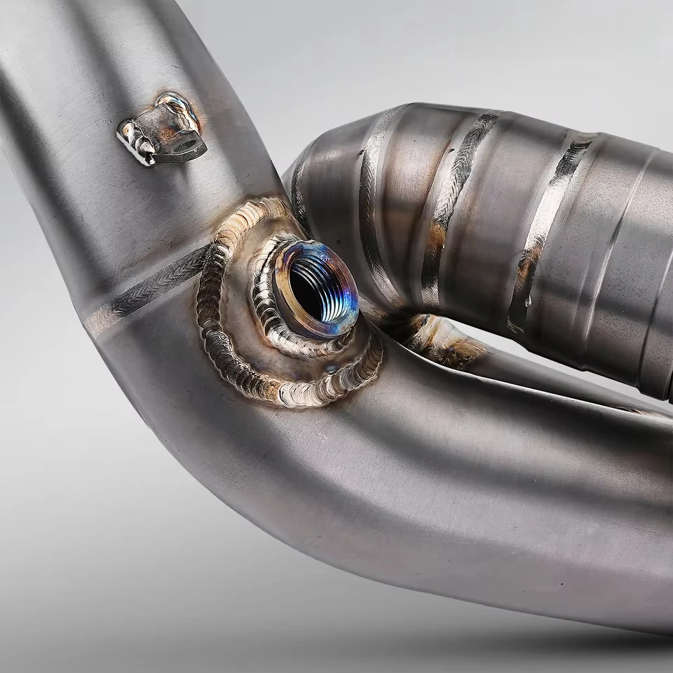 Slip Panigale V4/V4S/V4R Arrow Motorcycle Exhaust System Modification Ti Alloy Mid Link for Streetfighter 2018-2024