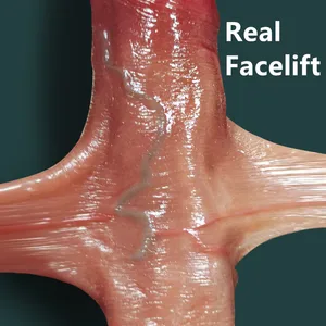 هزازات واقعية للنساء الجلد انزلاق القلفة الخصيتين الشرج هزاز حزام التحفيز المهبلي على القضيب ألعاب جنسية كبيرة للمرأة أعلى 6 بيع كبيرة سيليكون القضيب النساء - No6