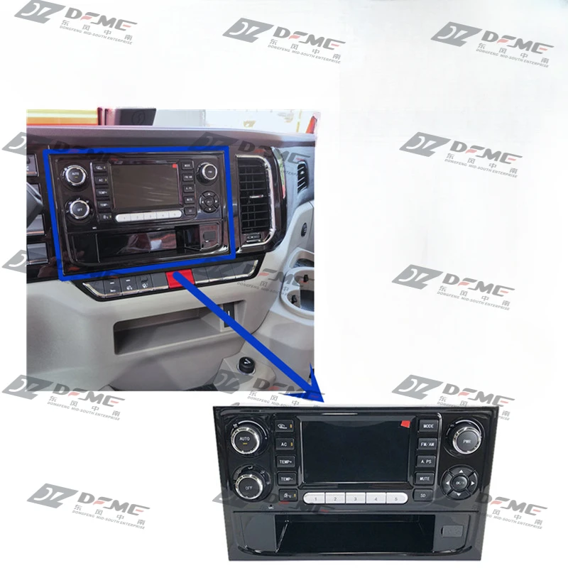 Shaanxi Auto Heavy Truck Original Parts Delong M3000S Warm Air Panel Receiver and Warm Air Control Integrated Display