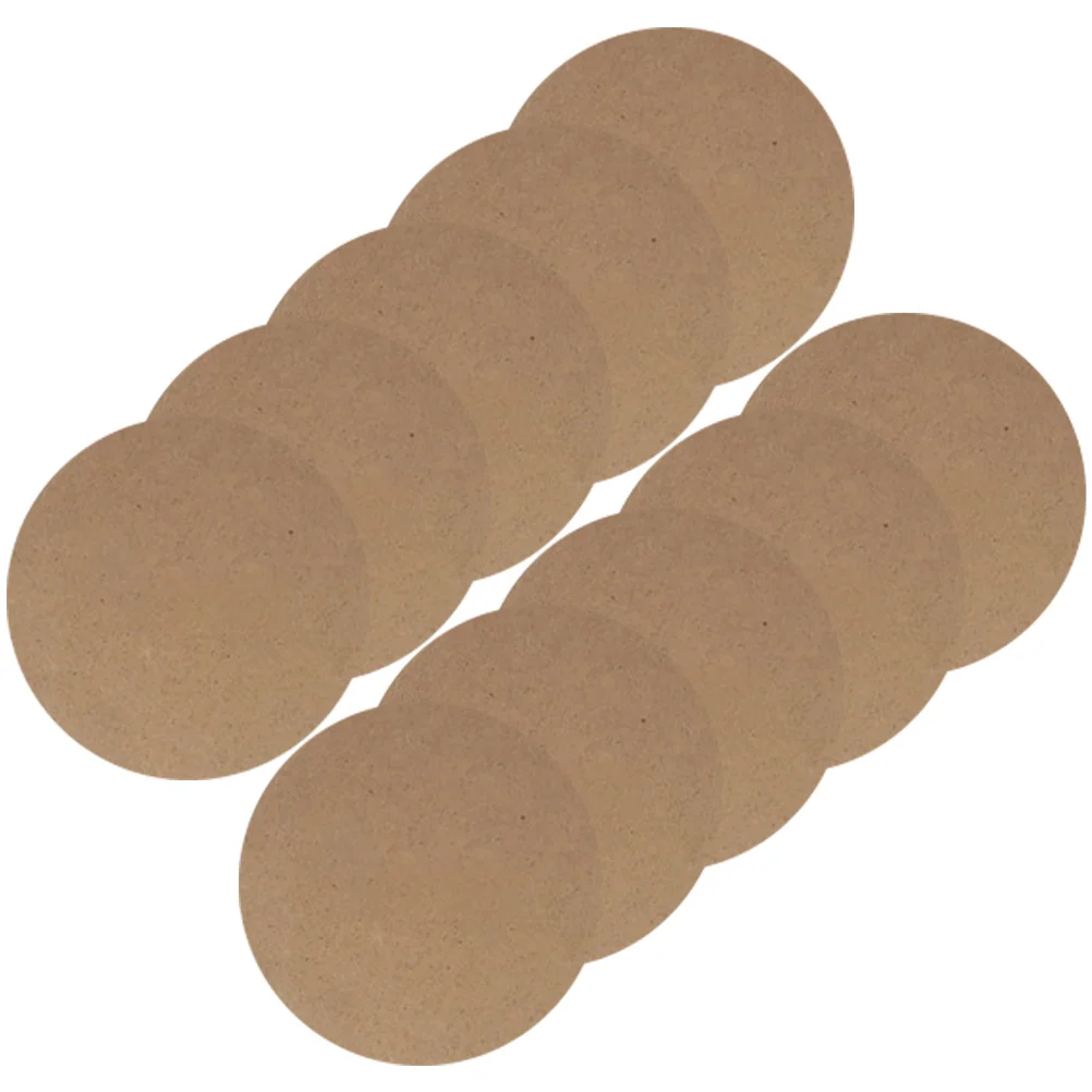 

10 Pcs Clay Backing Board Blank DIY Supplies Pottery Decors Wood Making Ultra Light