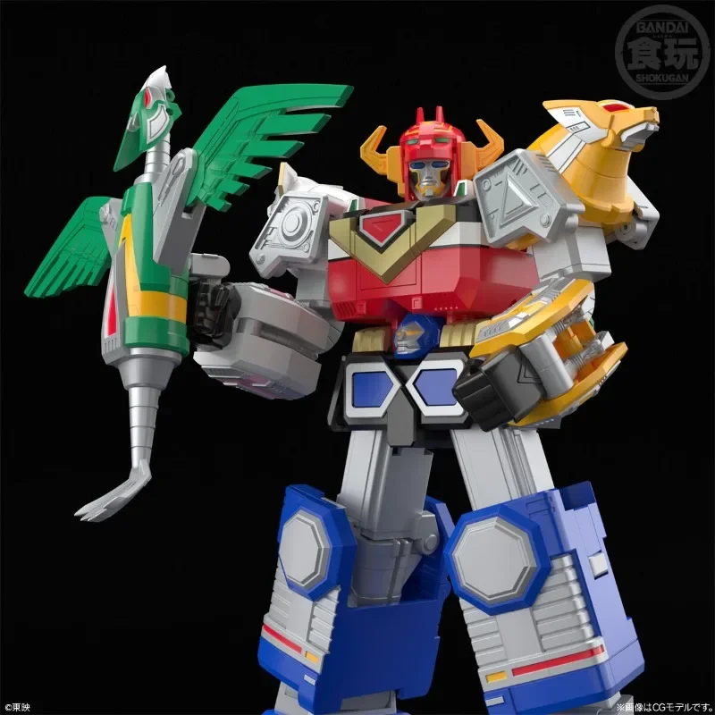 Figura de Anime Bandai SMP Super Sentai auténtica, animales de estrella Rangers-Galaxyman, juguetes de acción para niños y niñas, regalo, modelo coleccionable