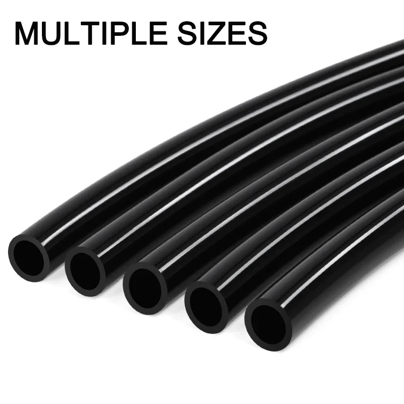 2/5m Lebensmittelechter Schwarzer Silikonschlauch ID0.5 1 2 4 5 6 7 8 9 10 11 12 14mm Hochtemperaturbeständig Ungiftig Trinkwasser Gartenwasserhahn Schlauch – Detail 6