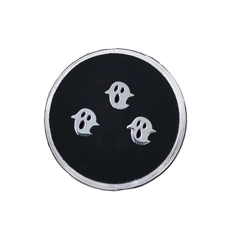 

3pcs/Box Halloween Teeth Gems Horror Tooth Jewelry Ornaments with Box Metal Ultra-thin Teeth Jewelry Gem Decoration