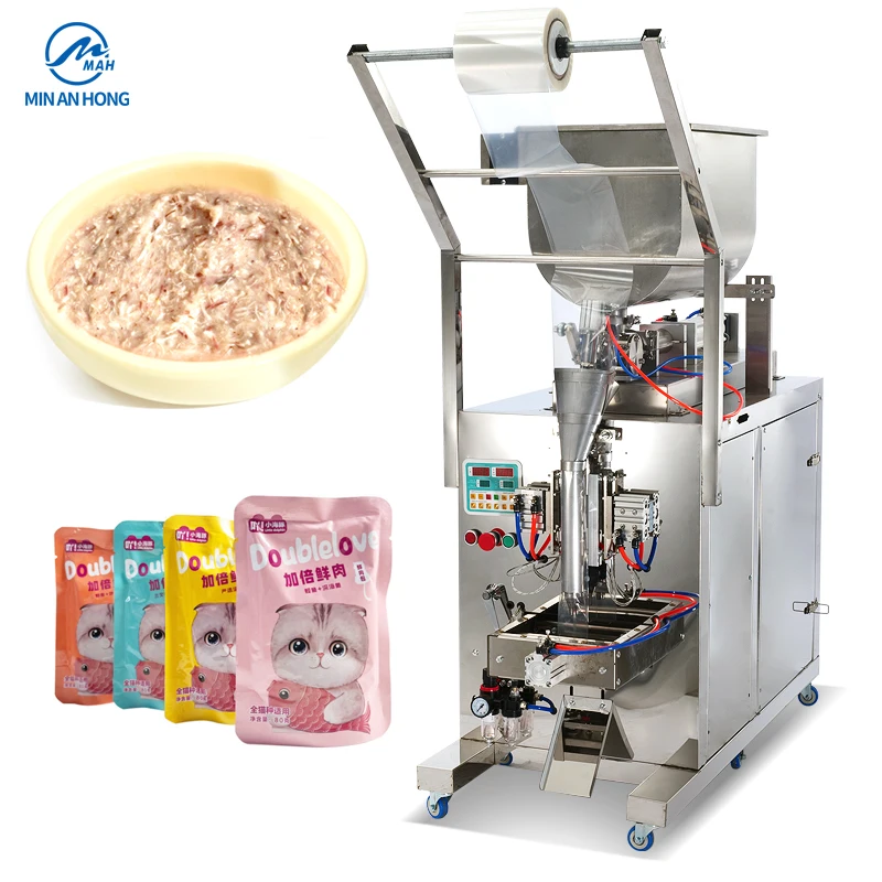 

MAH Automatic Multilane Multi-Line Liquid Paste Sachet Packing Machine New 3-Side Shampoo Sauce Ketchup Tomato Cigarettes Foil
