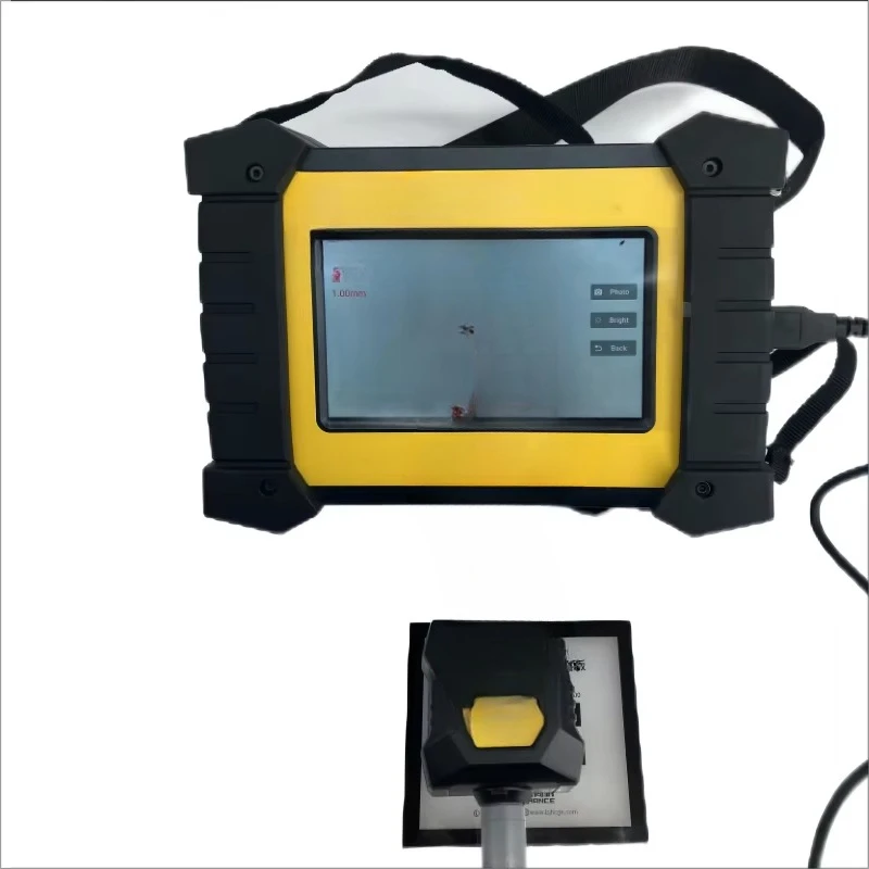 コンクリートのひび割れ深さ測定器はひび割れ幅を測定します