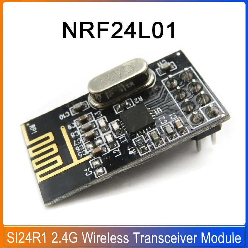 

1-5PCS NRF24L01 Wireless Module 24L01+Power Enhanced Version 2.4G Wireless Communication Module Upgrade Module In Stock