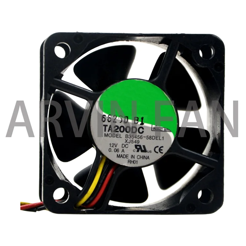 Ventilador ultra silencioso, B35456-58DEL1, 5028, 12V, 0.06A, 5cm