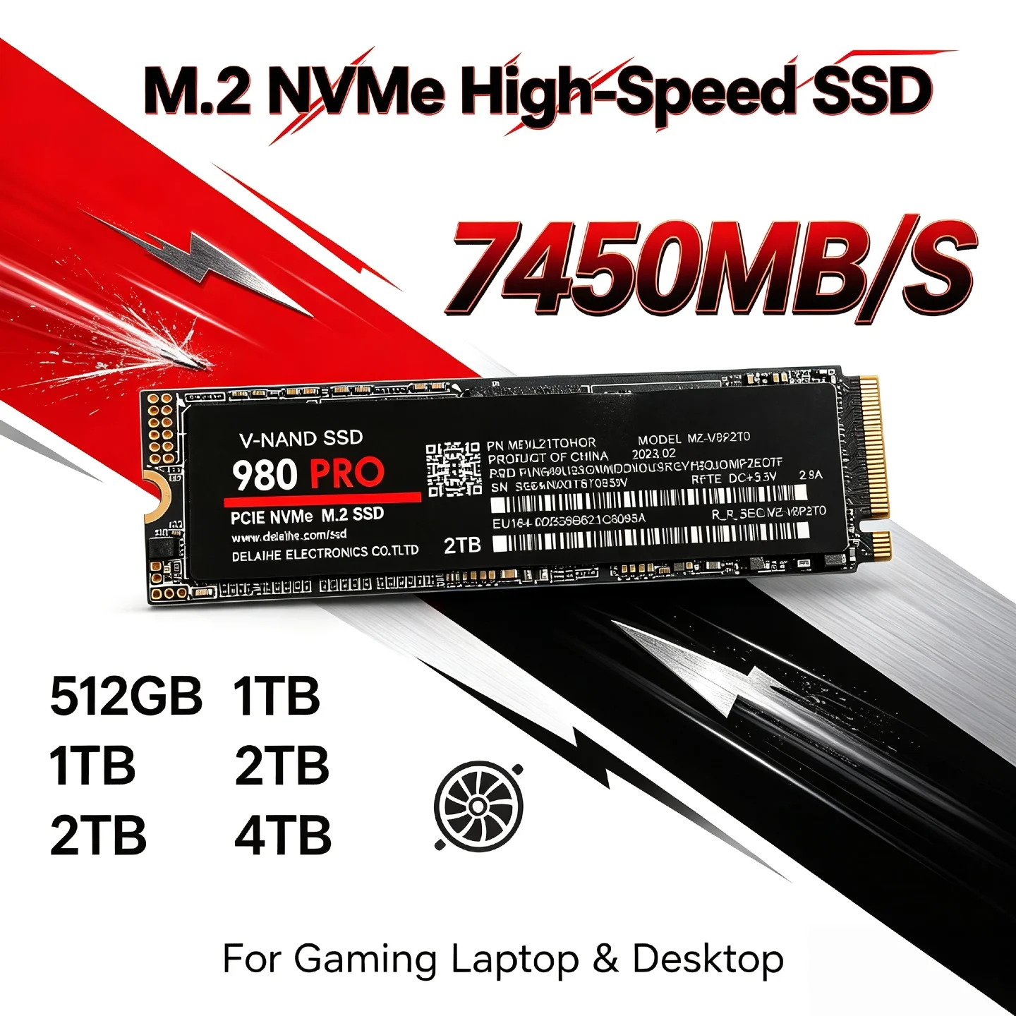 M.2 NVMe NGFF Internal SSD 512GB 1TB 2TB 4TB Hard Drive for Gaming PC Laptop Desktop Computer Pro Max Elite Unit Plus