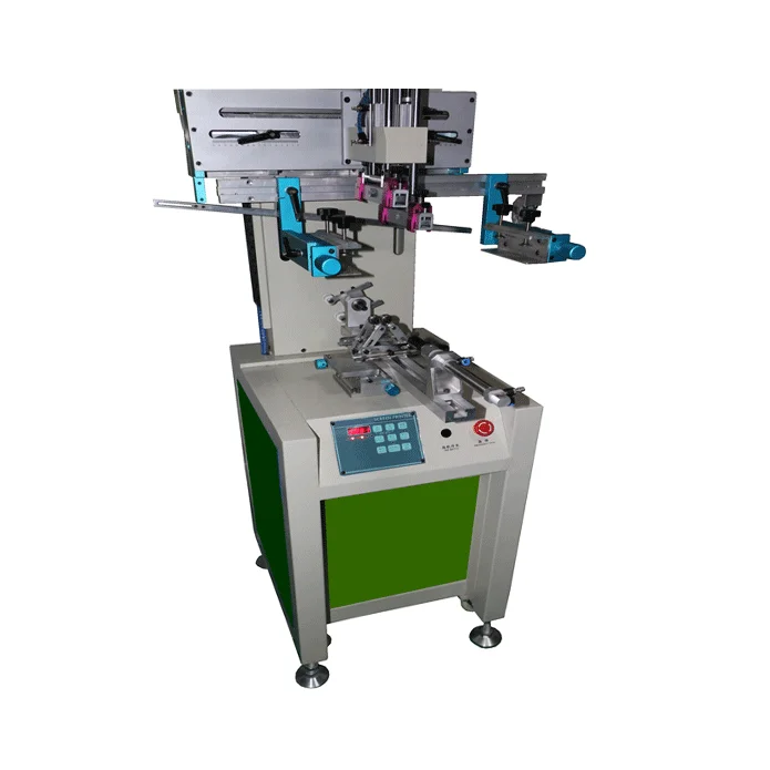 High Precision Semi-Automatic Disposable Bottle Printing Machine Cylinder Screen Printer Plastic Cups Digital Features
