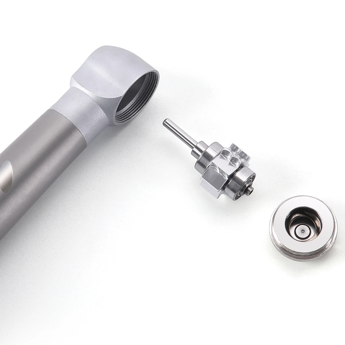 Dental High Speed Handpiece E-generator LED Ceramic Bearing Push Button Standard Head 4 Water Spray Handpiece 2/4 Holes