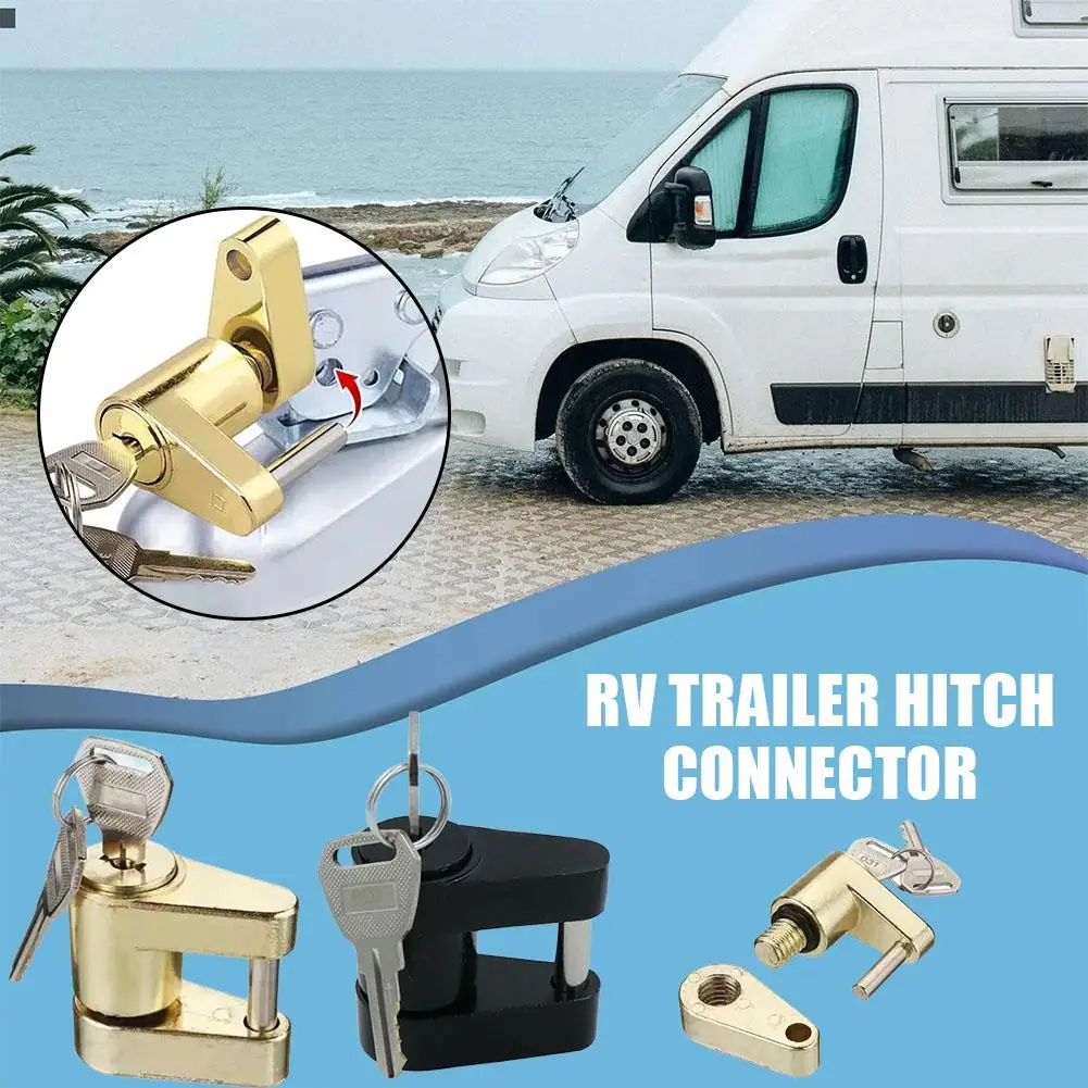 

Аксессуары для прицепа, 1/4-дюймовый небольшой замок для прицепа, сцепное устройство для прицепа, сцепное устройство для автофургона, разъем для грузовика, разъем для грузовика, замок C2C3