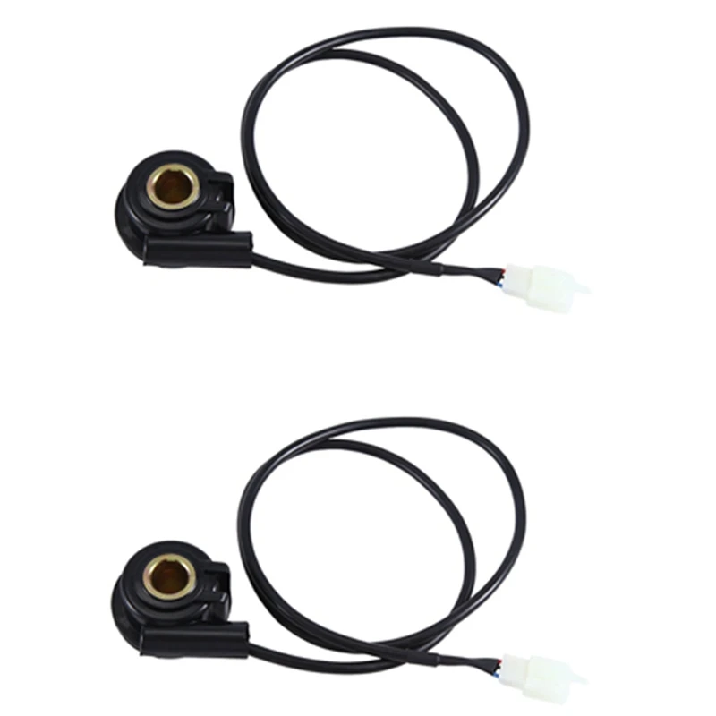 2 Pcs Motorcycle Digital Odometer Speedometer 3-Wire Sensor Cable Assembly