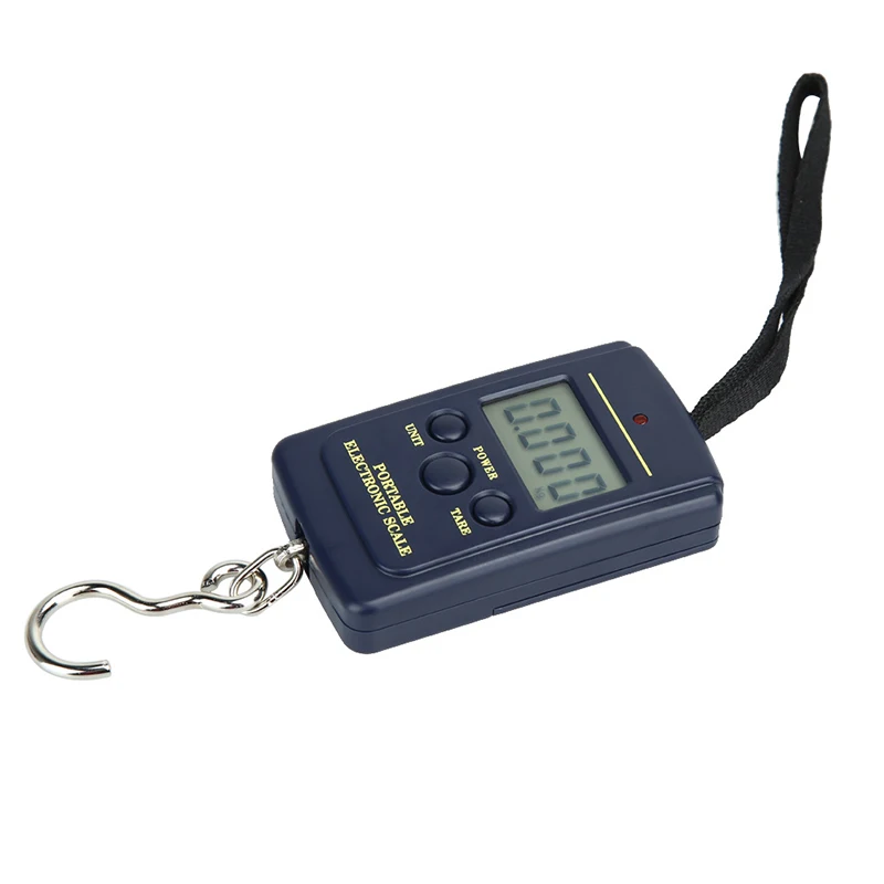 40kg/10g Mini Digital Scale for Fishing Luggage Travel Weighting Steelyard Hanging Electronic Hook Scale, Kitchen Weight Tool