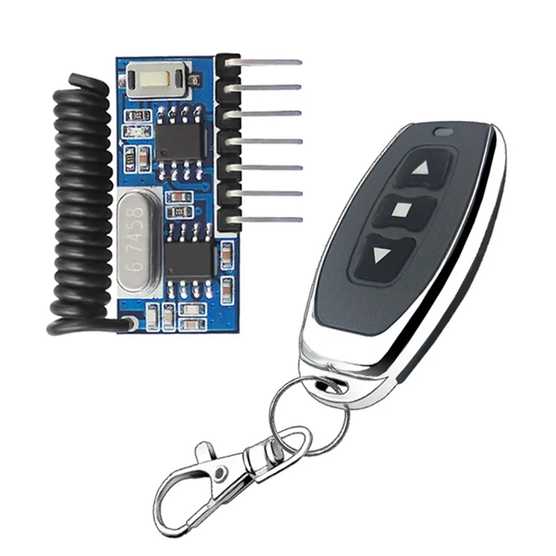 

2X 315Mhz RF Receiver Learning Code Decoder Module Wireless 4 CH Output For Remote Controls 1527 2262 Encoding-Y41A