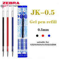 10PCS Japan ZEBRA Gel Pen Refills JK-0.5 for Multifunctional Pens for SJ2/SJ3/J3J2/J4J1/JJZ68 School Acsesories Stationery