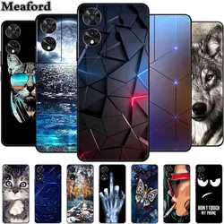 For TCL 505 502 Case Animals TPU Soft Silicone Phone Cases Cover for TCL505 TCL502 Colorful Protector Shockproof Cool Wolf Capa