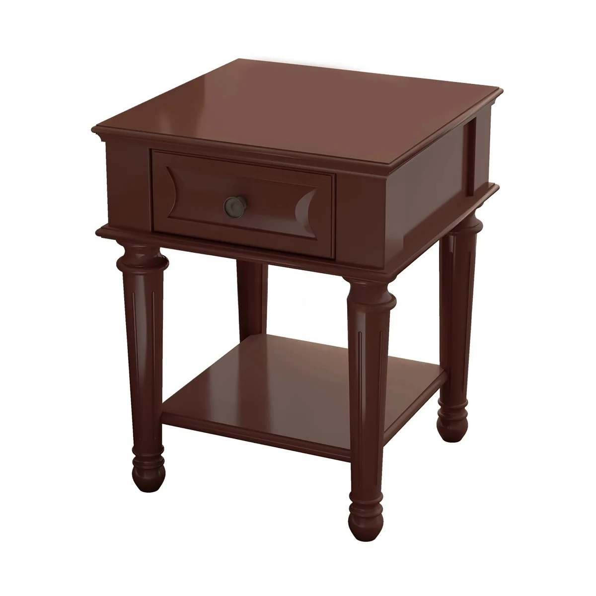 

American country bedside table, retro locker with drawers by the sofa