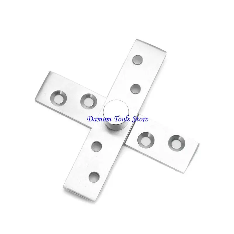 57BE Rotating Hinge 360 Degree Stainless Steel Door Up Down Shaft 75/95/100mm