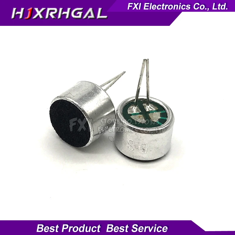 10 sztuk 9.7*6.7mm Pin head elektretowy mikrofon mikrofon (czułość 58) — zdjęcie 2