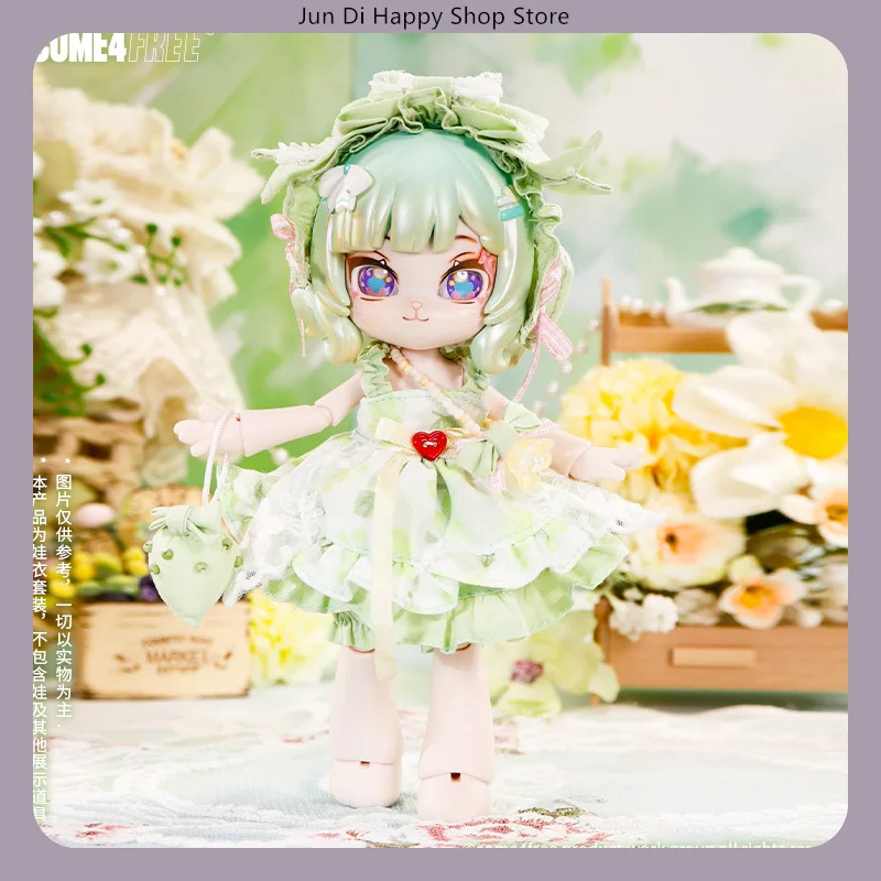 

COME4FREE Dessert Series Jasmine 1/12 BJD Doll Clothes Dress Cute OB11 Doll Skirt Outfit
