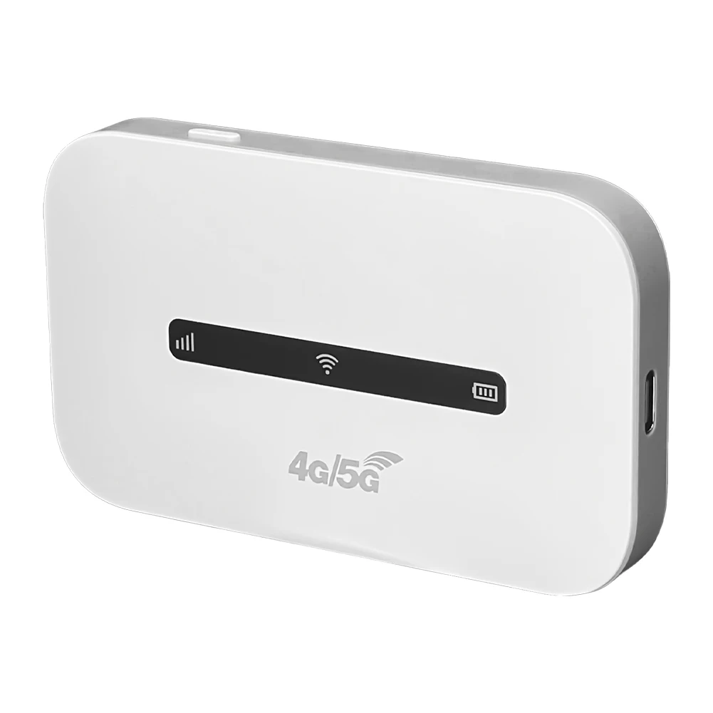 4G LTE Portable WiFi Hotspot Support 8 To 10 Users 150Mbps Pocket Mobile Hotspot with SIM Card Slot for Home Office Car Travel
