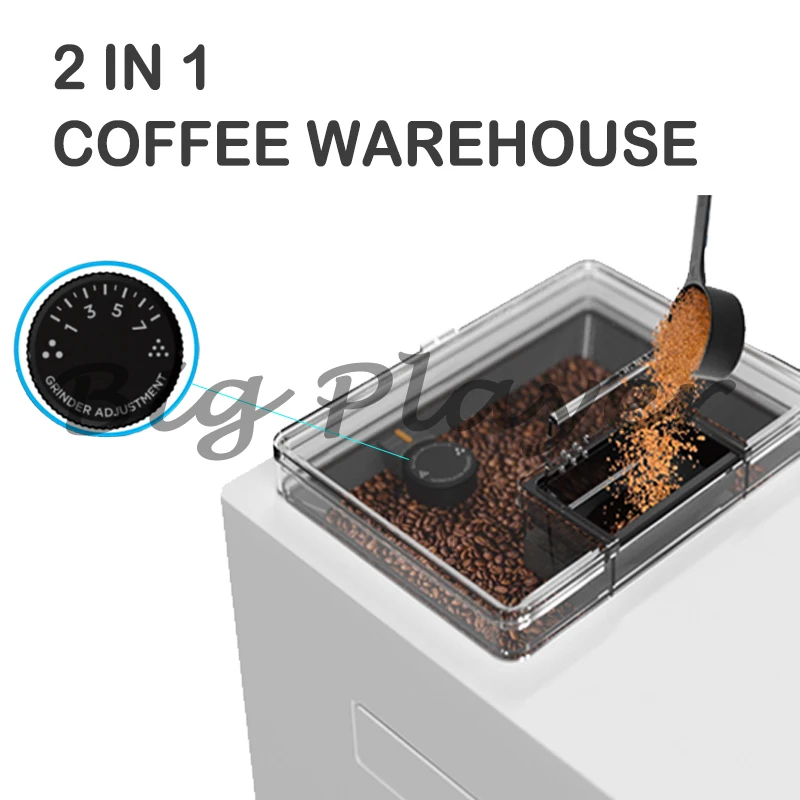 New Bean to Cup Milk Expresso Cappuccino Latte Espresso Machine Coffee Maker Full Automatic Coffee Machine for Home