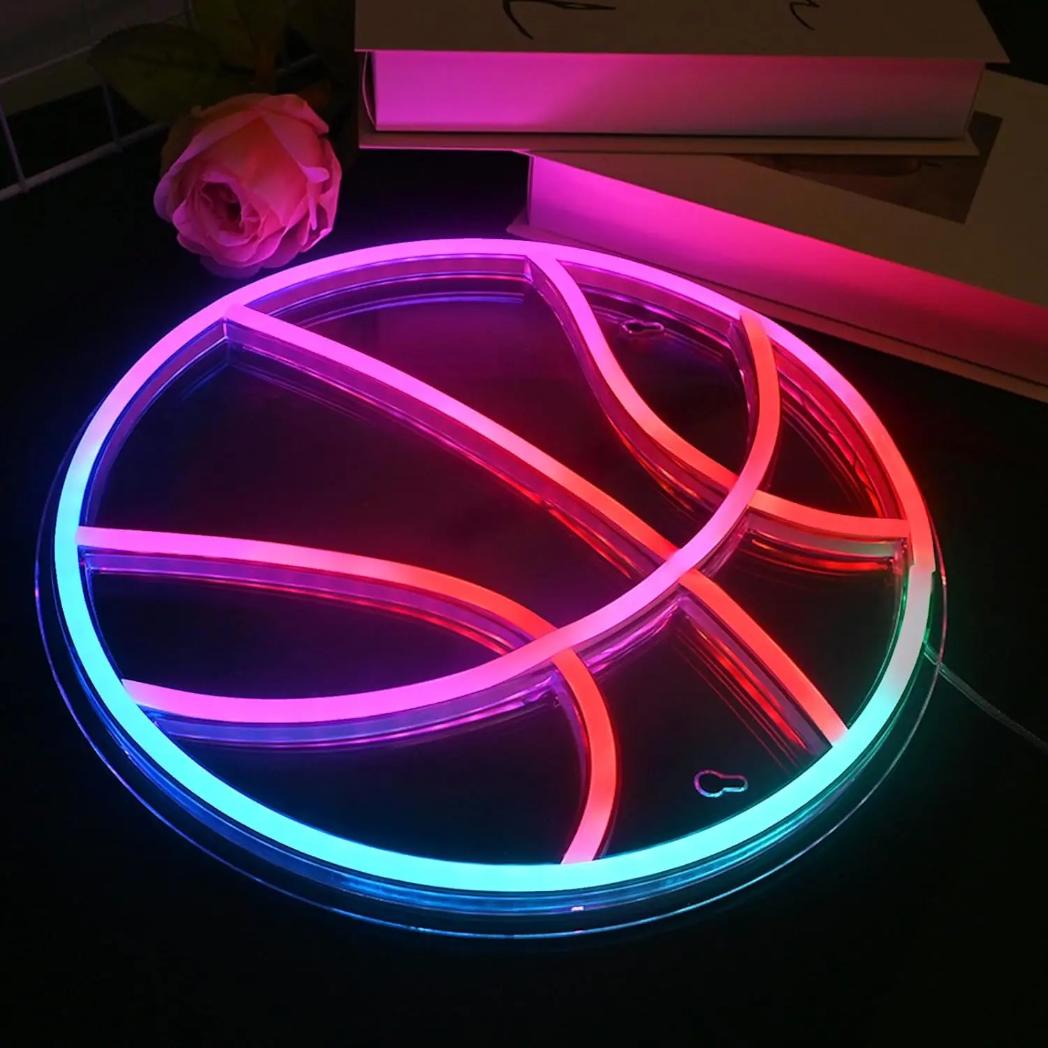 Basketball Phantom Led Neon Light Decor Neon Sign Bedroom Decoration USB Powered For Basketball Court Club Party Decor Kids Room