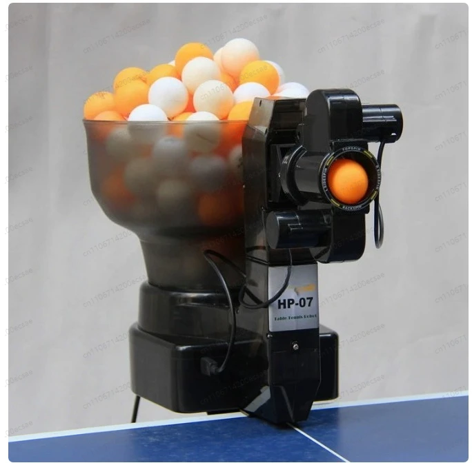 HP-07 Table Tennis Automatic Ball Machine Multi Rotation Multi Landing Point Trainer Ball Starter Home Use