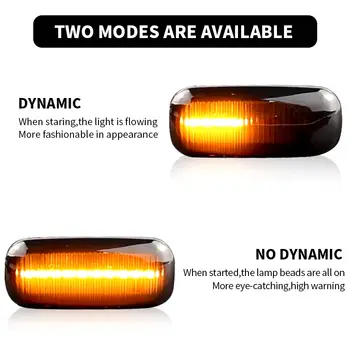 2個12V LED動態方向燈側標誌燈,附CANBUS匯流排,適用於AudiA3 S3 8P A4 S4 RS4 B6 B7 B8 A6 S6 RS6 C5 C7汽車配件 10 最佳銷售 奧迪A4 B8動態LED方向燈 - №8