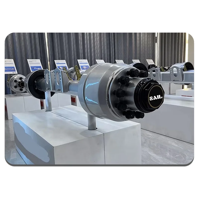 

SAIL Customized Auto Parts Steel American Type Semi Trailer Axle For Trucks And Tractors Oil Lubricated