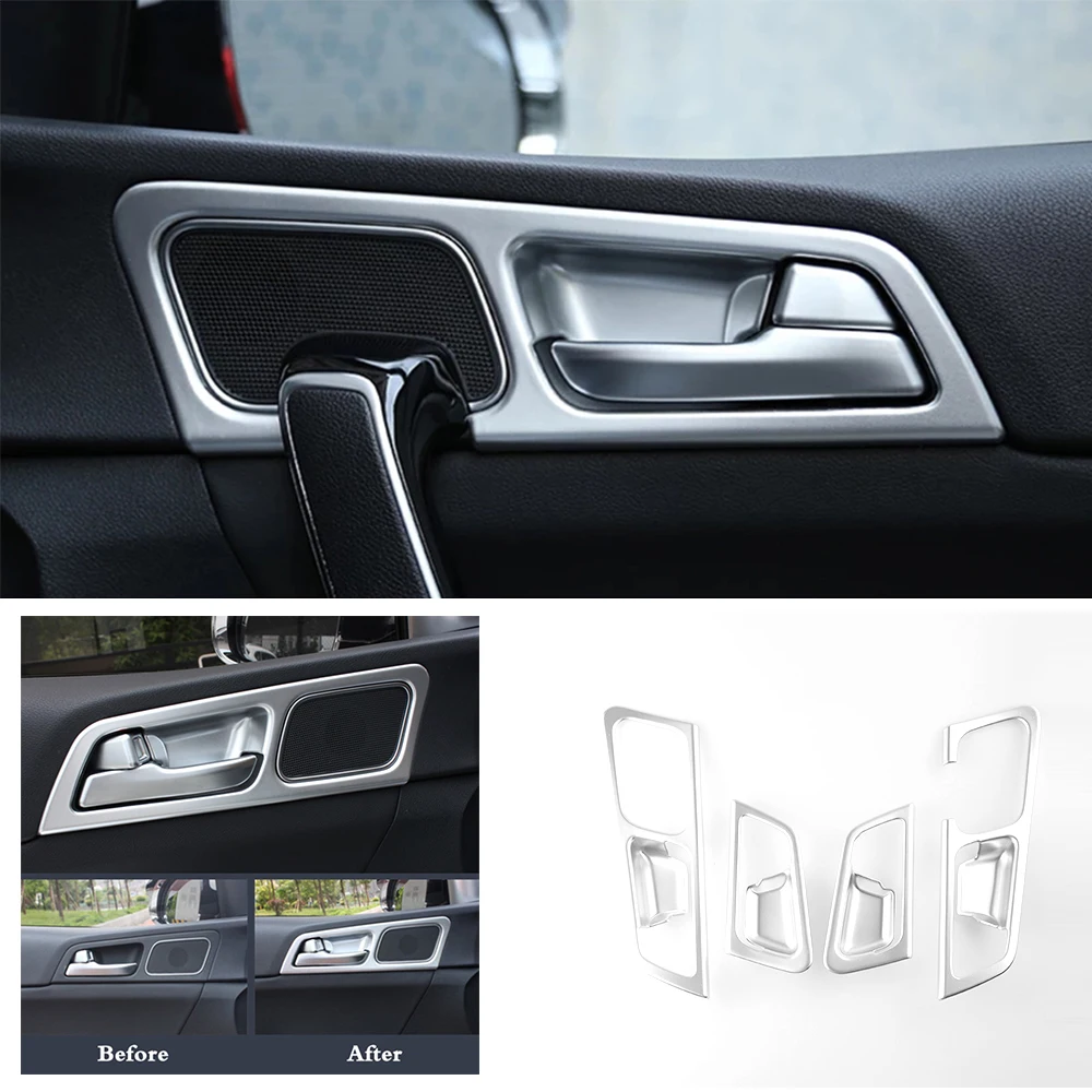 For KIA Sportage QL KX5 2016 - 2018 ABS Matte Accessories Car Reading light Window Lift Inner Door Bowl Sticker Interior Kit