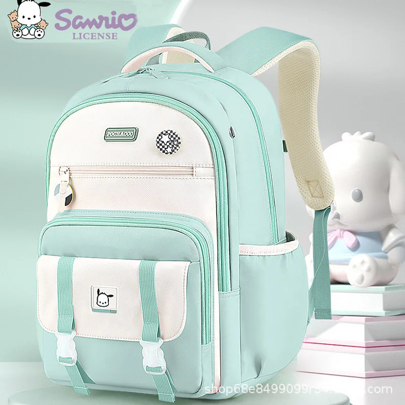 Sanrio Student School Bag Backpack Backpack Lightweight New Air Cushion Cartoon School Bag My Melody Kuromi Student Gift