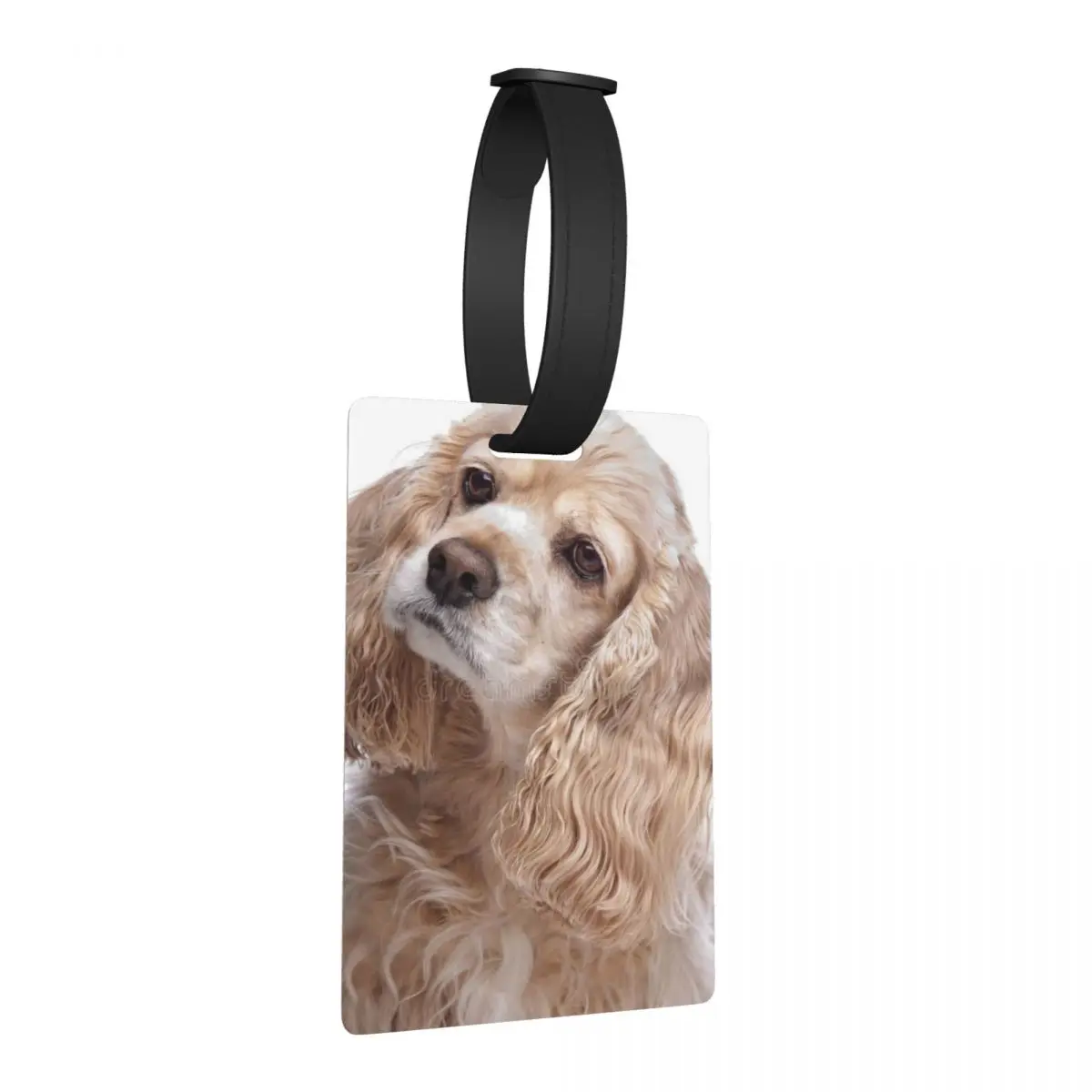 

American Cocker Spaniel Dog Animal Luggage Tags Suitcase Accessories Travel Baggage Boarding Tag Label Holder ID Name Address