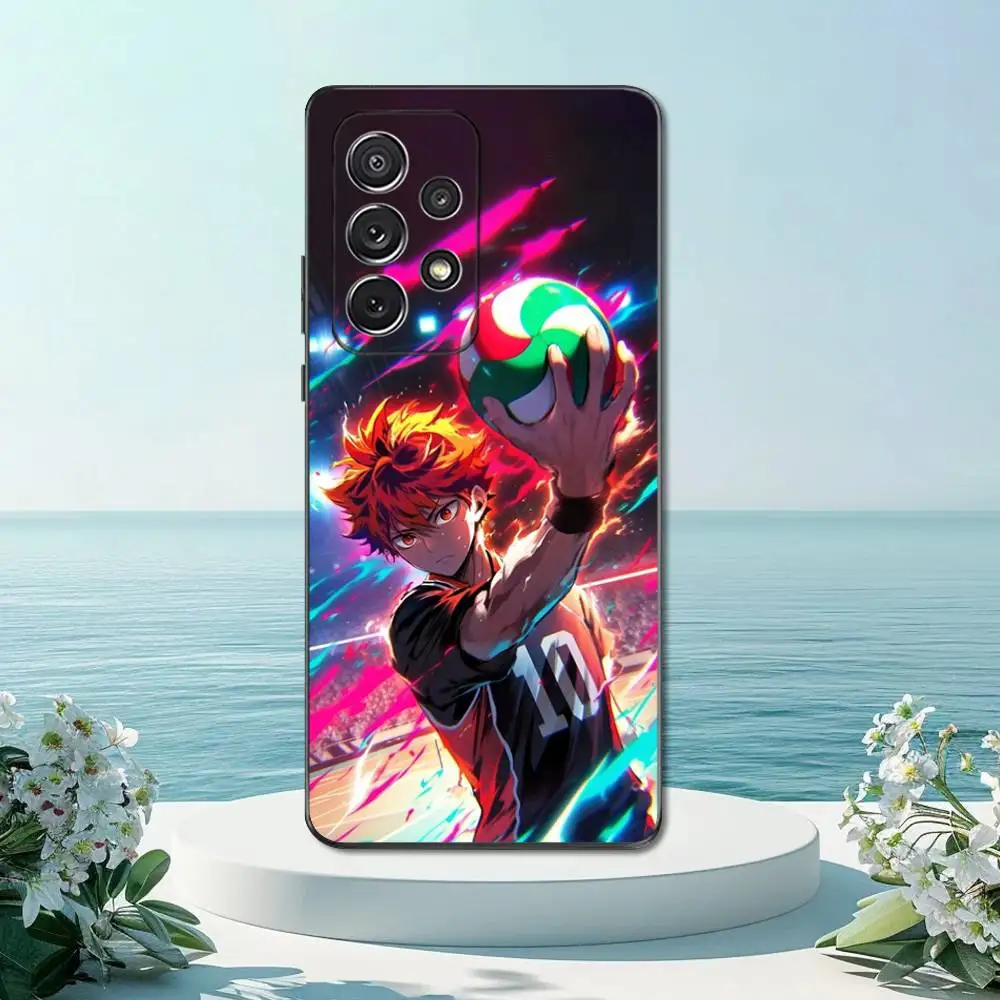 Funda de teléfono Cool h-haikyuus k-arasuno para Samsung S22,S21,S20,S10,S9,S25,S24,S23,Ultra,FE,Plus,Lite, funda negra de silicona suave
