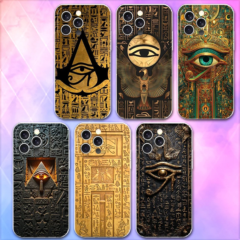 Phone Cases Egypt - 이집트 호루스의 눈 아누비스 소프트 폰