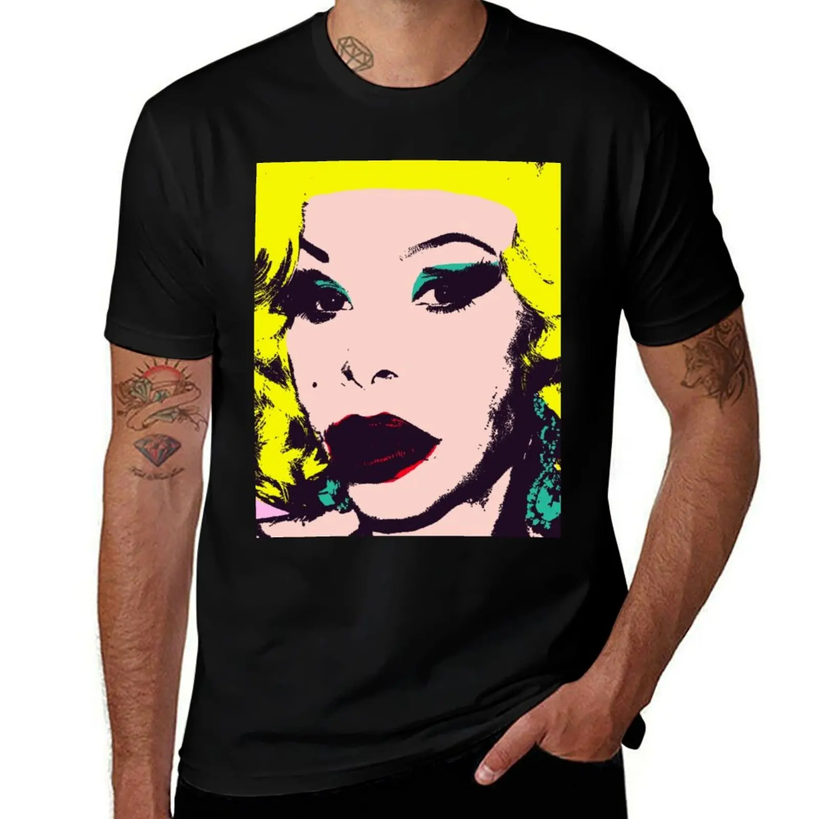 Amanda Lepore T-Shirt Soft Touch Basic Cotton T-Shirt
