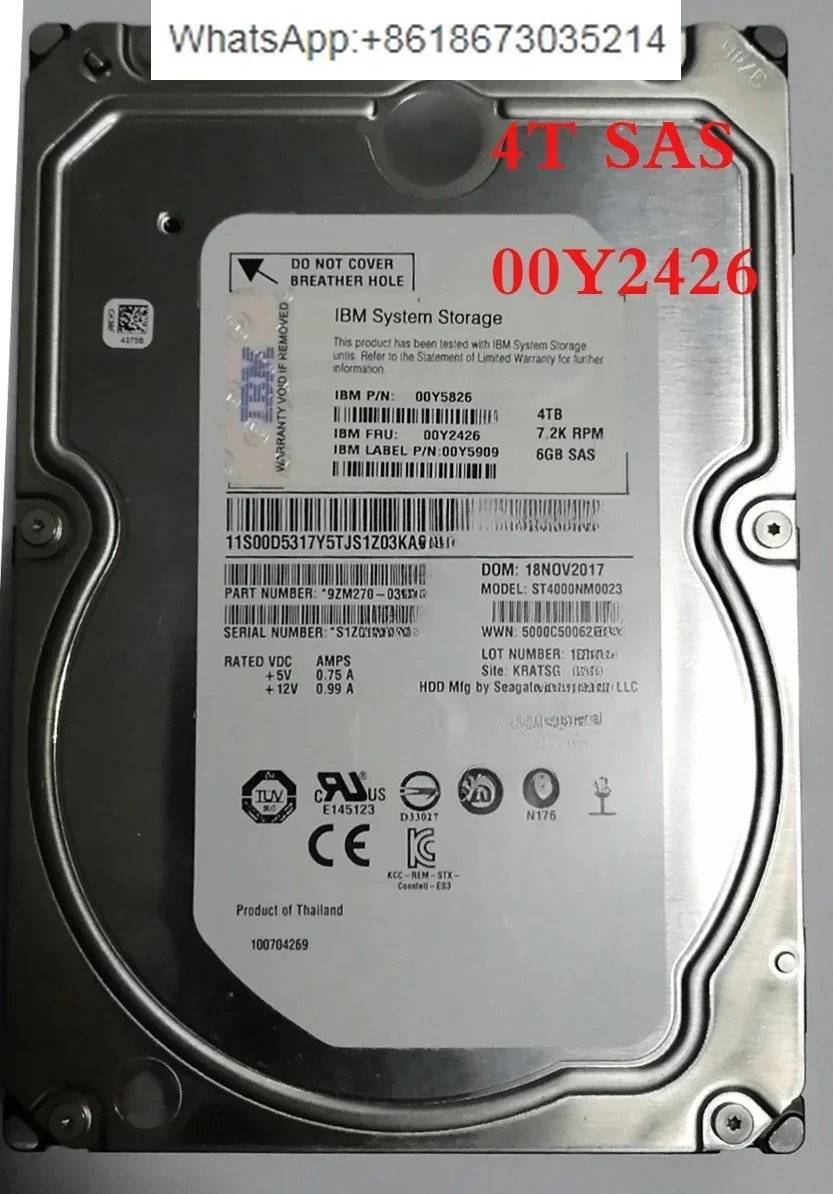 Ibm 4T Sas 00Y2426 …