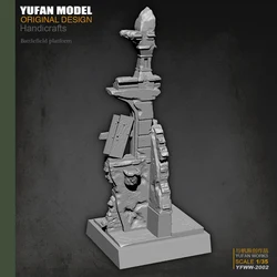 Yufan Model l 1/35  European Broken Wall Resin Platform Yfww-2002