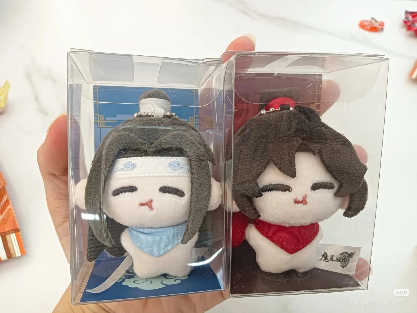 ตุ๊กตาโมเตะจู้ซือ อนิเมะ ขนาด 5 ซม. ของแท้ ตุ๊กตาห้อยพวงกุญแจ แลน วังจื่อ เว่ย วูเซียน ของสะสม ของขวัญ