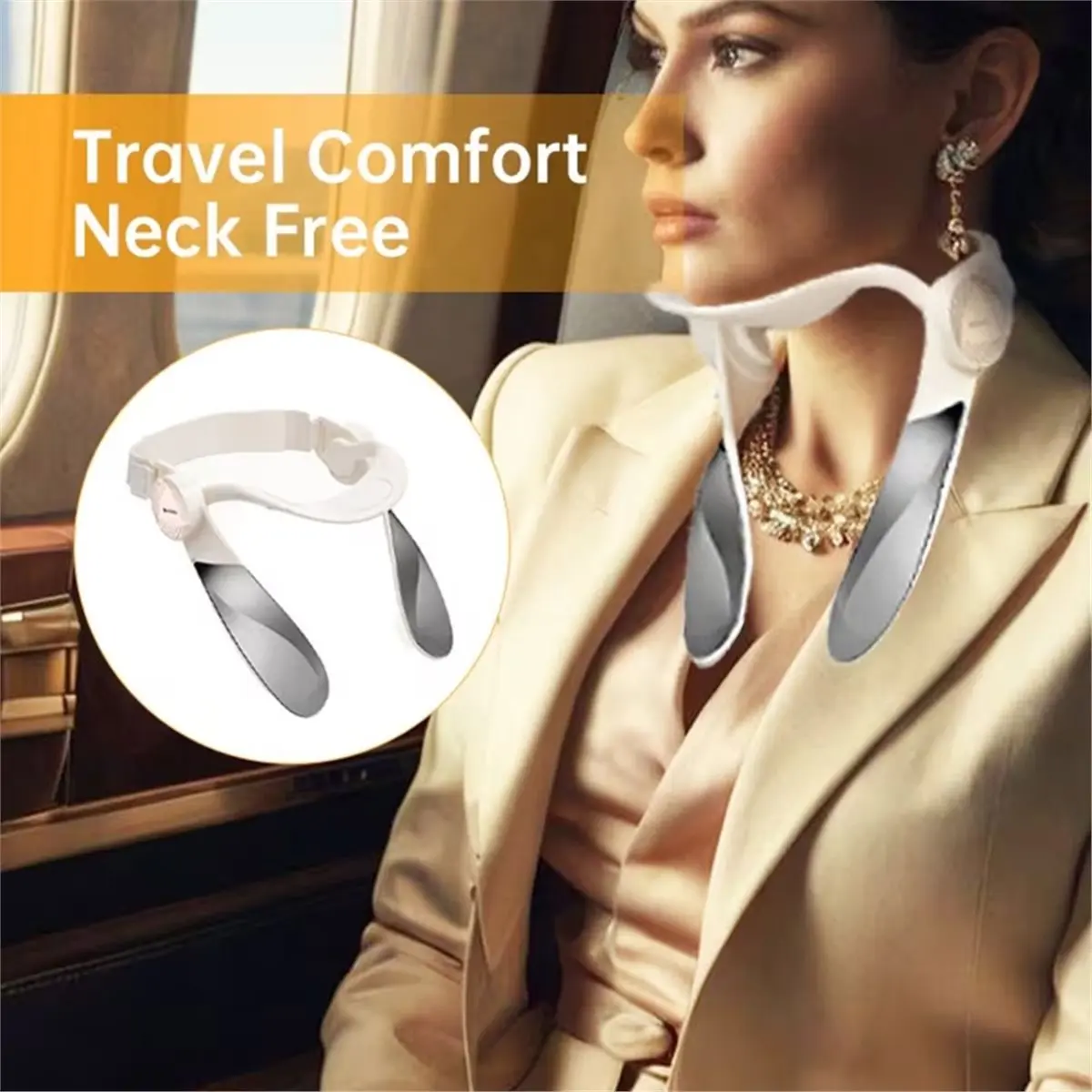 VALUE/MONEY Neck Brace Support Cervical Collar, Forward Head Posture, Long Sitting, Neck Relaxation Aid for Natural Pain Support