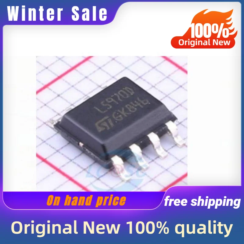 10PCS New original L5970D L5970D013TR L5970 SOP8 IC quality goods