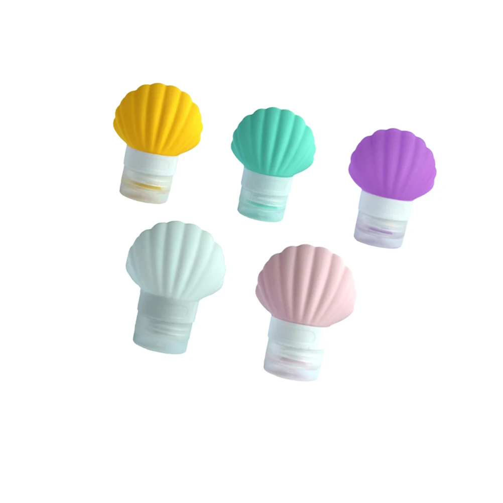 

5 Pcs Bottles Set Empty Subpackaging Travel Accessories Portable Emulsion Essential Oil Reusable Eco Friendly Refillable Small