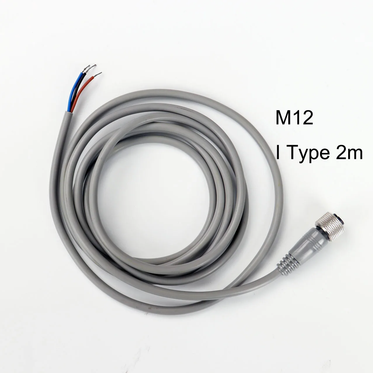 Straight Type and Bend Type Aviation Plug Lead 4-Pin 2M Cable for LM12 LM18 LM30 Plug-in Inductive Proximity Sensor Switch