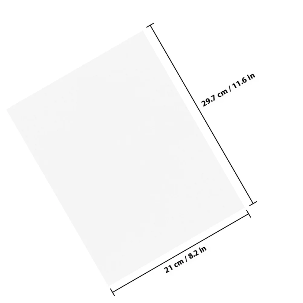 15Pcs Transparent Film Clear Inkjet Printing Film Sheets for Screen Printing Stencils Projector Overhead Transparency Paper