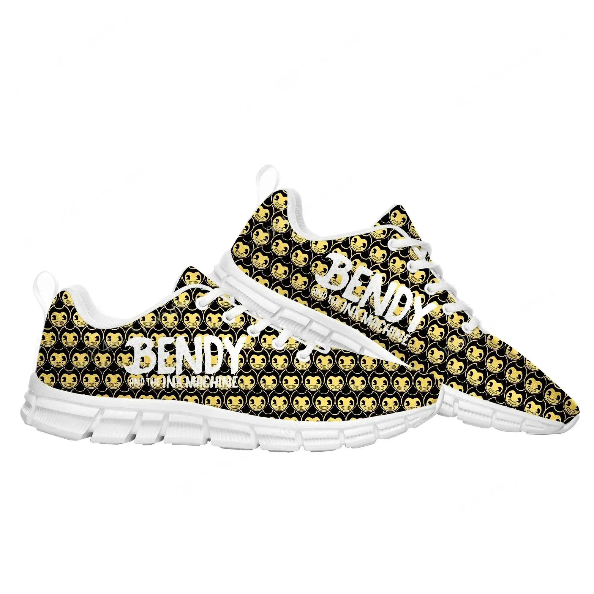 Anime Game I-Ink M-Machines Sports Shoes Mens Womens Ren B-Bendy Sneakers High Quality Comics Sneaker Custom Shoe