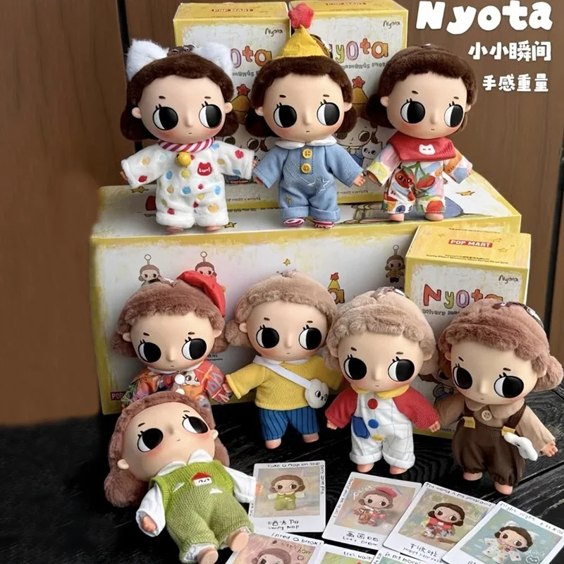 

Pop Mart Nyota Tiny Moment Series Blind Box Cute Vinyl Plush Doll Packaging Decorative Ornaments Mystery Box Collectibles Gift