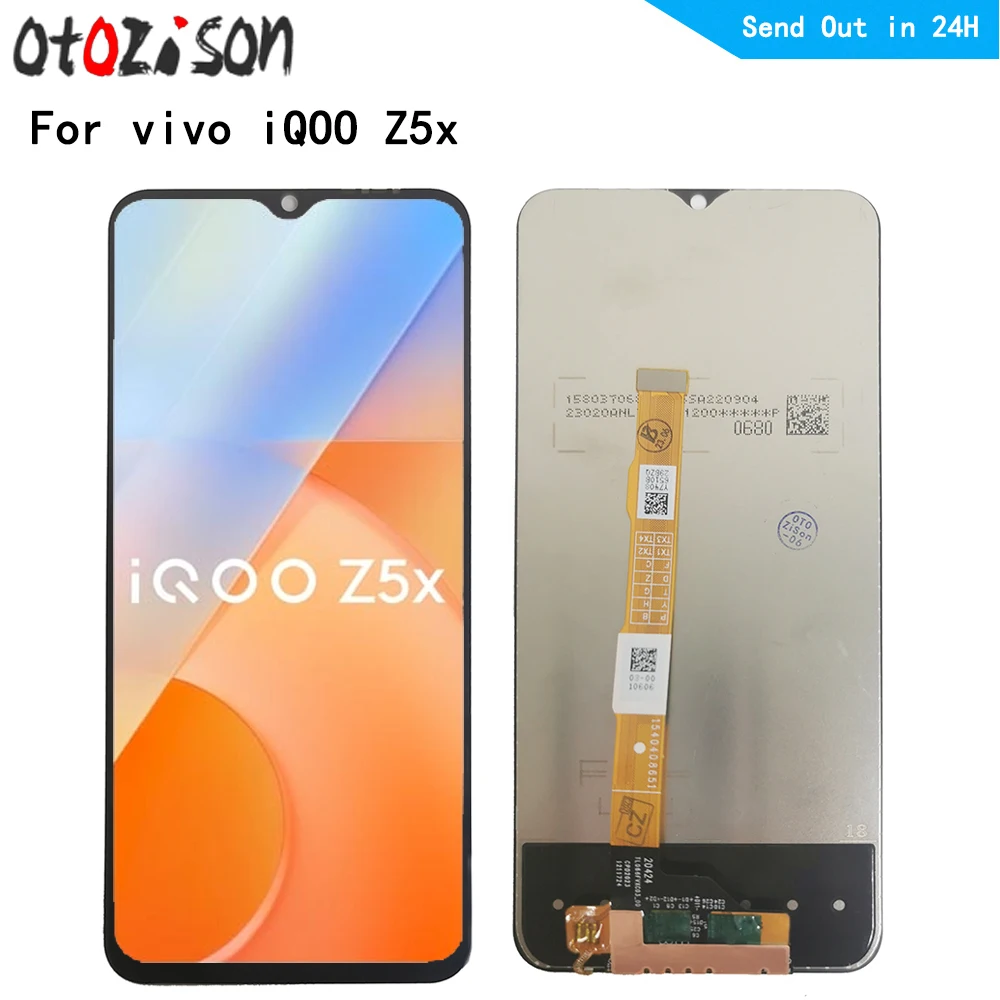 

6.58" IPS LCDs For vivo iQOO Z5x LCD Display Touch panel Screen sensor Digitizer module With Frame Assembly