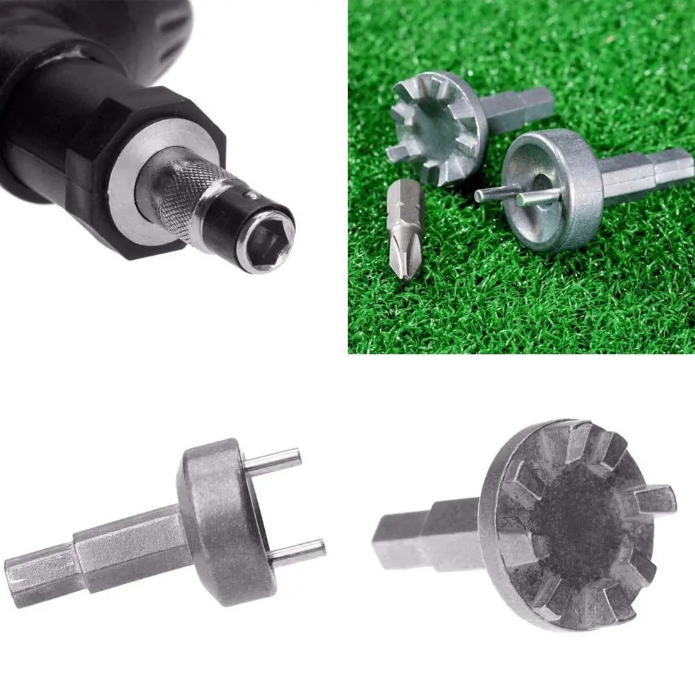 Golf Cleats Golf Accessories Spikes Remove Handle Wrench Tool Spikes Replacement Tool Nails puller Kits Golf Spike Wrench Tool