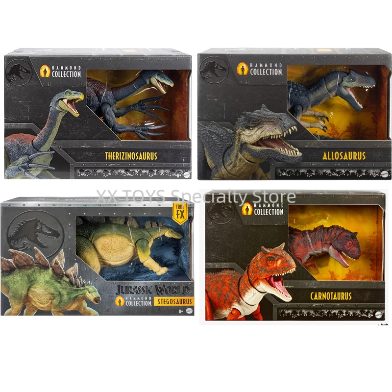 

Jurassic World Fallen Kingdom Hammond Collection Dinosaur Action Figure Carnotaurus Stegosaurus Therizinosaurus Collectible Toys