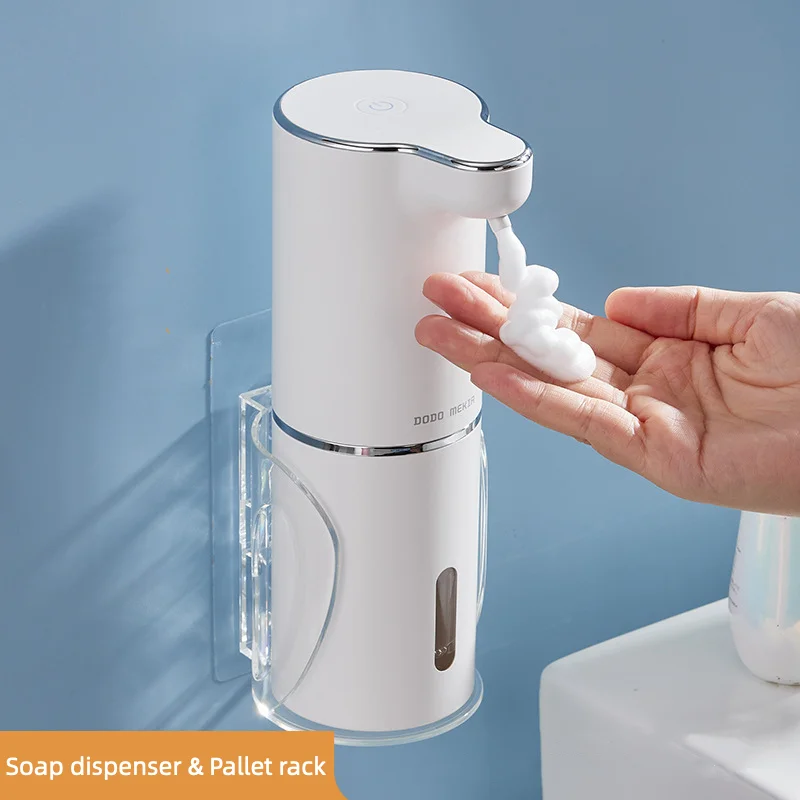 Automatic Foam Soap Dispensers Bathroom Smart Washing Hand Machine With USB Charging White High Quality ABS Material